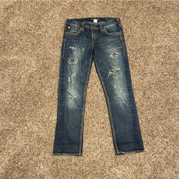 Silver men’s/womens  Sam distressed jeans - Picture 1 of 10